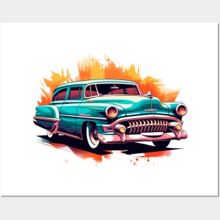 vintage car Posters and Art